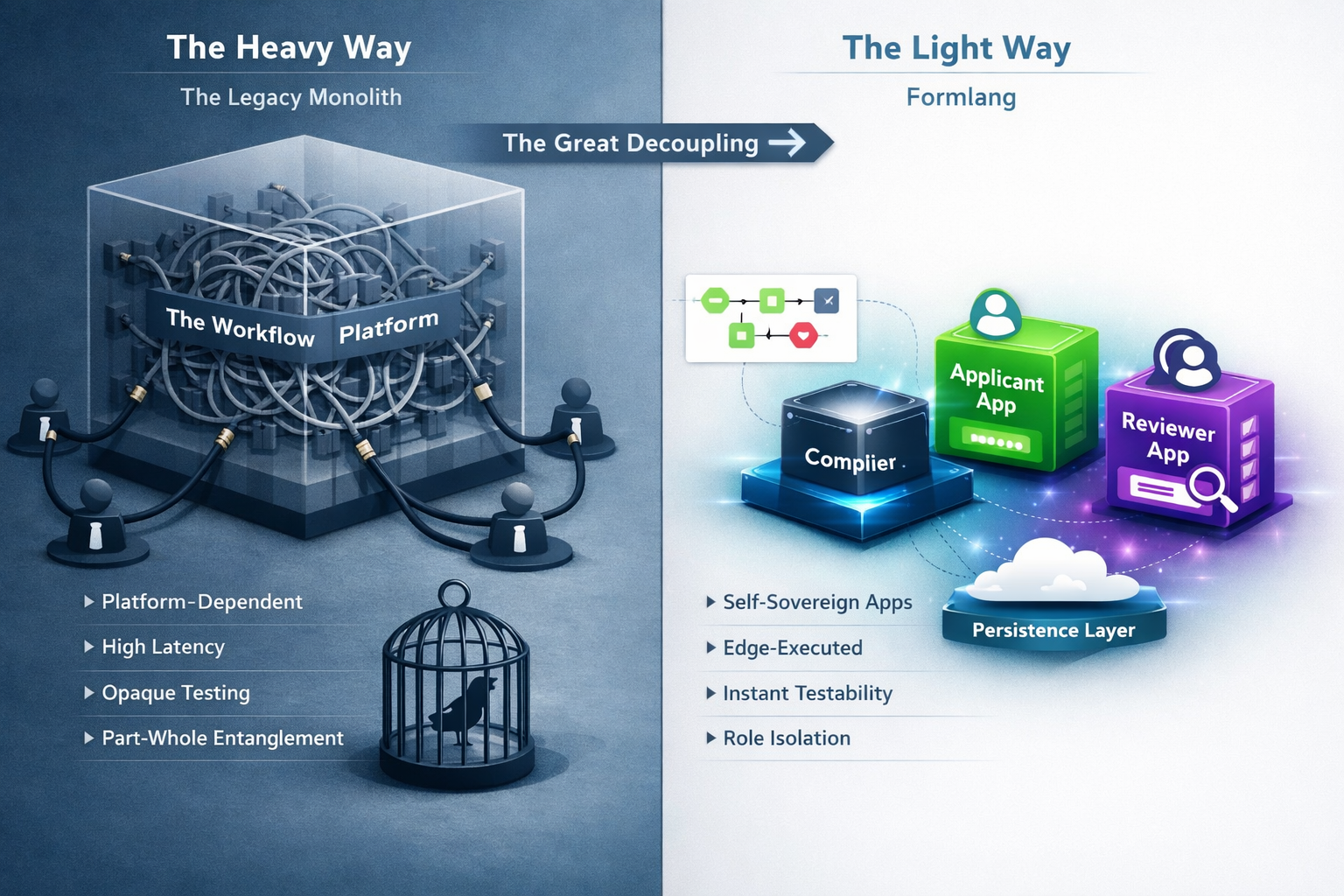 The Great Decoupling - Platform-Centric vs Application-Centric Architecture